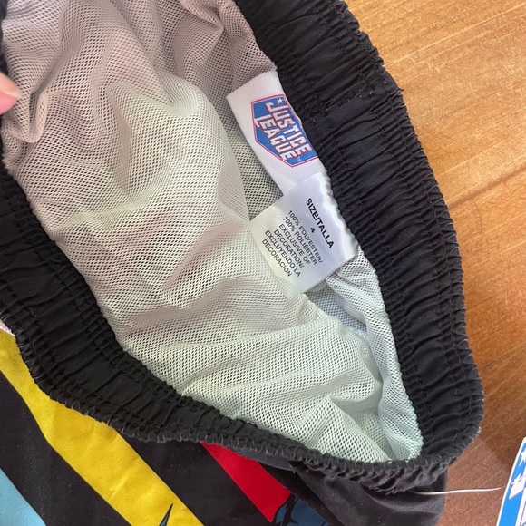 NWT Justice League Boys Batman Superman Swim Trunk Shorts - Picture 6 of 6